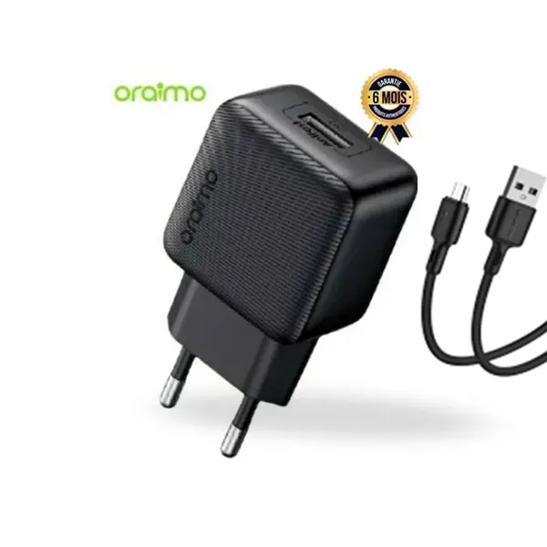 Oraimo Charger PowerCube 10 Sleek 10W Micro-USB