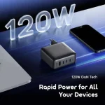 Oraimo HyperGaN C120F 120W GaN 4-Ports Chargeur – Image 3